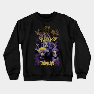 Vintage Thug Life Girl Heavy Metal Crewneck Sweatshirt